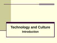 technology and culture 2