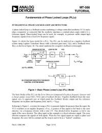 FUNDAMENTAL PHASE LOCKED LOOP ARCHITECTURE