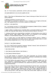 Plano Diretor de Santa Cruz do Sul