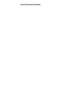 Lista de problemas de genética 
