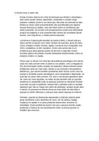 A mente como maior vilã
