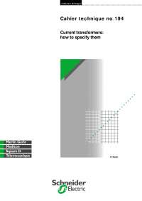Transformadores Corrente Especificacao Docsity