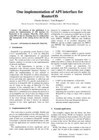 Implementação API MK - Docsity