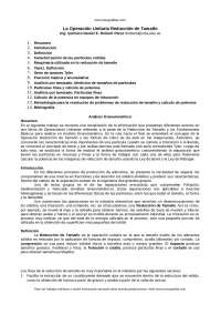 Reducción de Tamaño: Una Guía para Ingenieros Químicos