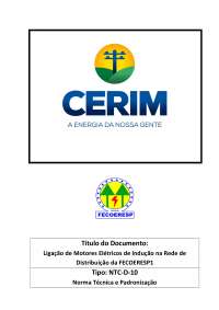 acionamento de motor