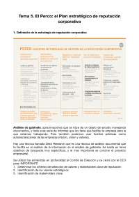 Analisi PERCO de una empresa u organización