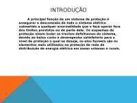 Trabalho de chave fusivel