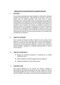 APLICACIONES DE ECUACIONES DIFERENCIALES EN INGENIERIA INDUSTRIAL
