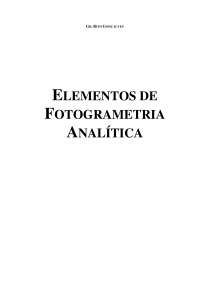 APOSTILA FOTOGRAMETRIA ANALÍTICA