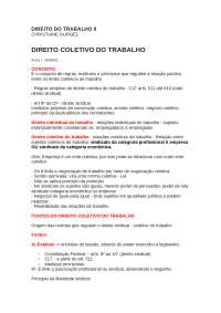 Direito do trabalho coletivo