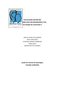 laudo tecnico de avaliaçao patologias