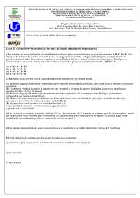 Lista de Exercícios de Resíduos Hospitalares