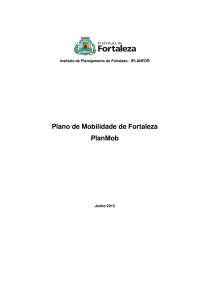 PLANO DE MOBILIDADE DE FORTALEZA