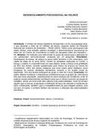 Desenvolvimento psicossocial na velhice