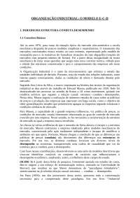Estrutura, Conduta e Desempenho de Mercado: Uma Análise Crítica