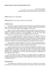 Projeto Educacional com Adolescentes