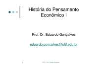 Economista David Ricardo e suas contribuições