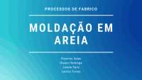Modelação em areia: areia verde, seca...