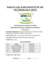 impact of manual voting system