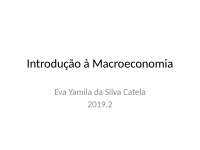 Slides de Introdução a Macroeconomia