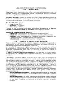 ABQ (ADDICTIVE BEHAVIOR QUESTIONNAIRE) - Docsity