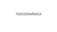 TOXICODINAMICA PARA ESTUDA PARA PROVA