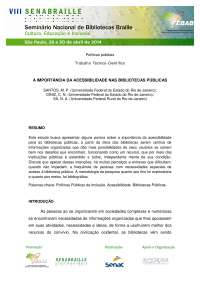 Acessibilidade em bibliotecas
