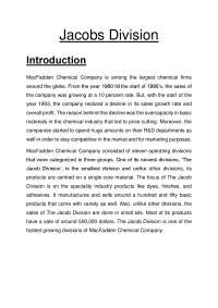 jacobs division in finance management