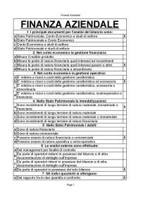 Esercizi di finanza aziendale - Docsity