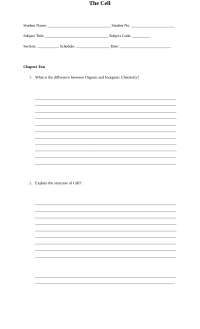what are the parts of the cell