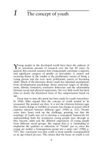 Youth Psychology :Concept of Youth and Youth across cultures