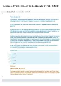 Estado e Organizações da Sociedade Civil - prova final, Exame Final  1 parte 2