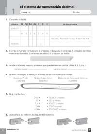 Matemáticas 4 primaria sm | Exámenes de Matemáticas | Docsity