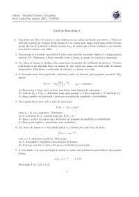 Lista 01 - Mecânica Clássica