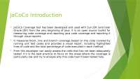Jacoco Introduction and how to use it for our java application
