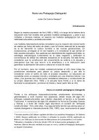 hacia una pedagogía caminante