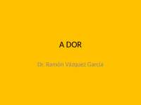 Dor: Conceito, Classificação e Anatomia Funcional