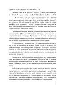 A LUTA PELO DIREITO - Resenha