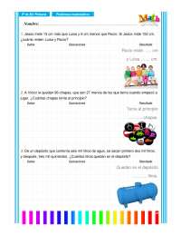 Problemas 5 primaria | Ejercicios de Matemáticas | Docsity