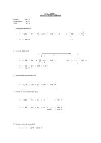 DIMENSIONAMENTO DE FOSSA-SUMIDOURO