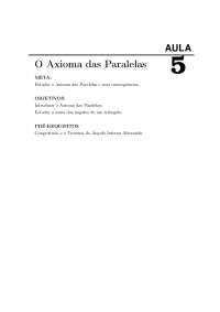 Geometria Euclidiana Axiomas