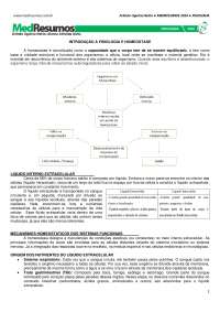 Homeostase fisiologia humana
