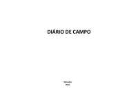 Modelo de DIário de campo