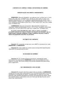 instrumento particular de compromisso de compra e venda com reserva de domínio