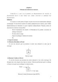 Eléments de la théorie des réacteurs