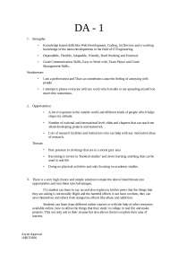 Introduction to Innovative Projects