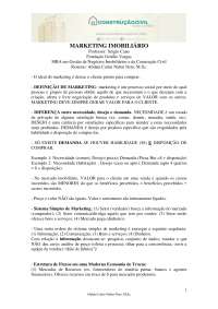 Marketing Imobiliário - conceitos básicos