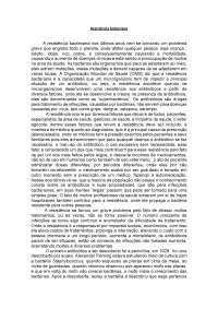 Resistência bacteriana à antibióticos