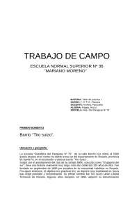 Trabajo de campo número 1