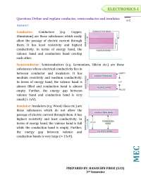 Electronics-I Notes on Semiconductor, Diode, Rectifier - Docsity